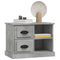 vidaXL Bedside Cabinet Concrete Grey 60x35.5x45 cm