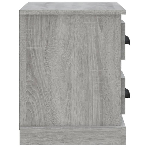 vidaXL Bedside Cabinet Grey Sonoma 60x35.5x45 cm