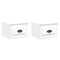 vidaXL Wall-mounted Bedside Cabinets 2 pcs White 41.5x36x28cm