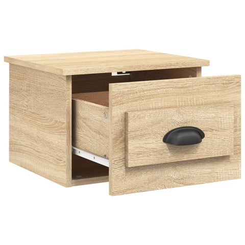 vidaXL Wall-mounted Bedside Cabinets 2 pcs Sonoma Oak 41.5x36x28cm