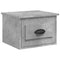 vidaXL Wall-mounted Bedside Cabinets 2 pcs Concrete Grey 41.5x36x28cm