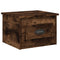vidaXL Wall-mounted Bedside Cabinets 2 pcs Smoked Oak 41.5x36x28cm