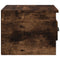 vidaXL Wall-mounted Bedside Cabinets 2 pcs Smoked Oak 41.5x36x28cm
