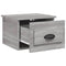 vidaXL Wall-mounted Bedside Cabinet Grey Sonoma 41.5x36x28cm