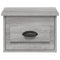 vidaXL Wall-mounted Bedside Cabinet Grey Sonoma 41.5x36x28cm