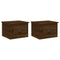 vidaXL Wall-mounted Bedside Cabinets 2 pcs Brown Oak 41.5x36x28cm