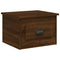 vidaXL Wall-mounted Bedside Cabinets 2 pcs Brown Oak 41.5x36x28cm