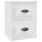 vidaXL Wall-mounted Bedside Cabinet White 41.5x36x53cm