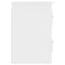 vidaXL Wall-mounted Bedside Cabinet White 41.5x36x53cm
