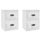 vidaXL Wall-mounted Bedside Cabinets 2 pcs White 41.5x36x53cm