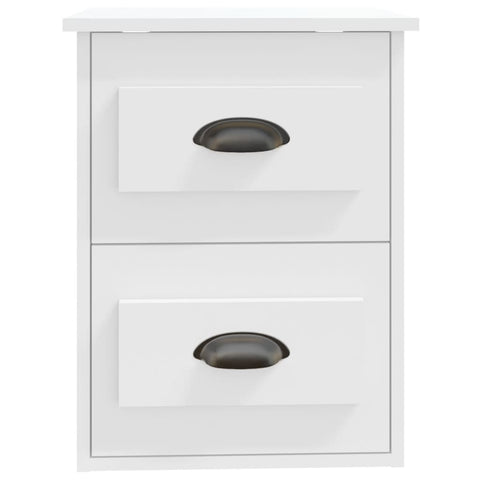 vidaXL Wall-mounted Bedside Cabinets 2 pcs White 41.5x36x53cm
