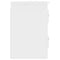 vidaXL Wall-mounted Bedside Cabinet High Gloss White 41.5x36x53cm