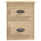 vidaXL Wall-mounted Bedside Cabinets 2 pcs Sonoma Oak 41.5x36x53cm