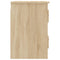 vidaXL Wall-mounted Bedside Cabinets 2 pcs Sonoma Oak 41.5x36x53cm