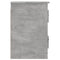 vidaXL Wall-mounted Bedside Cabinet Concrete Grey 41.5x36x53cm