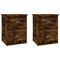 vidaXL Wall-mounted Bedside Cabinets 2 pcs Smoked Oak 41.5x36x53cm