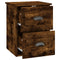 vidaXL Wall-mounted Bedside Cabinets 2 pcs Smoked Oak 41.5x36x53cm