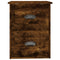 vidaXL Wall-mounted Bedside Cabinets 2 pcs Smoked Oak 41.5x36x53cm