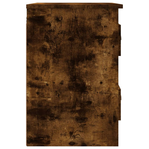 vidaXL Wall-mounted Bedside Cabinets 2 pcs Smoked Oak 41.5x36x53cm