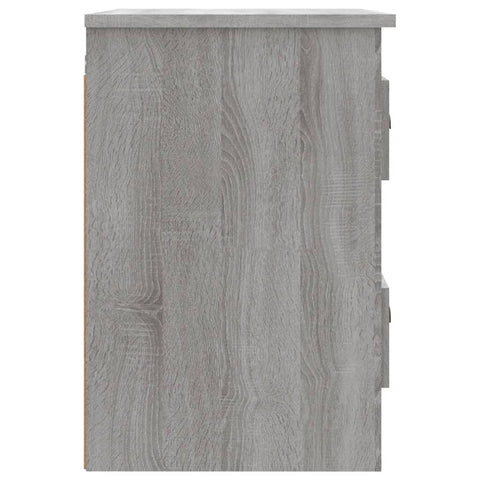 vidaXL Wall-mounted Bedside Cabinets 2 pcs Grey Sonoma 41.5x36x53cm