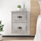 vidaXL Wall-mounted Bedside Cabinets 2 pcs Grey Sonoma 41.5x36x53cm