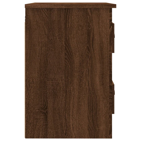 vidaXL Wall-mounted Bedside Cabinets 2 pcs Brown Oak 41.5x36x53cm