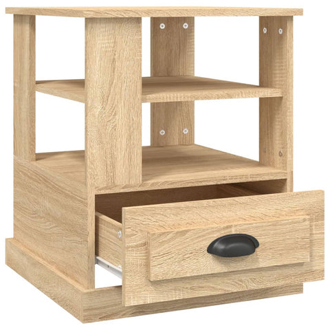 vidaXL Side Table Sonoma Oak 50x50x60 cm Engineered Wood