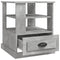 vidaXL Side Table Concrete Grey 50x50x60 cm Engineered Wood