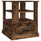 vidaXL Side Table Smoked Oak 50x50x60 cm Engineered Wood