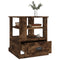 vidaXL Side Table Smoked Oak 50x50x60 cm Engineered Wood