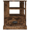 vidaXL Side Table Smoked Oak 50x50x60 cm Engineered Wood