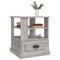 vidaXL Side Table Grey Sonoma 50x50x60 cm Engineered Wood