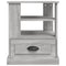 vidaXL Side Table Grey Sonoma 50x50x60 cm Engineered Wood