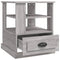 vidaXL Side Table Grey Sonoma 50x50x60 cm Engineered Wood