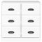 vidaXL Sideboard White 70x35.5x67.5 cm Engineered Wood
