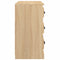 vidaXL Sideboard Sonoma Oak 70x35.5x67.5 cm Engineered Wood