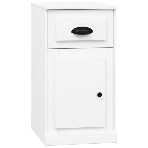 vidaXL Side Cabinet with Drawer White 40x50x75 cm Engineered Wood