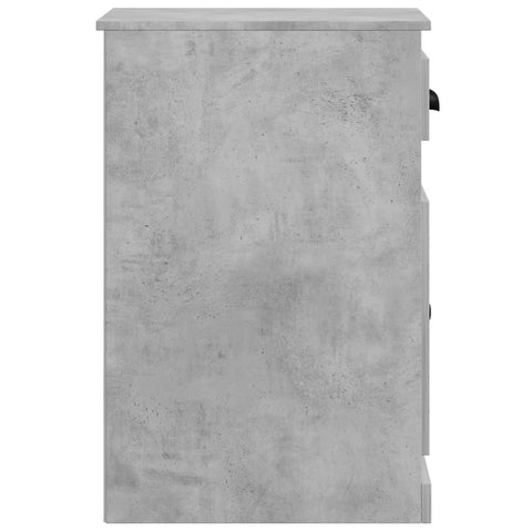vidaXL Side Cabinet with Drawer Concrete Grey 40x50x75 cm Engineered Wood