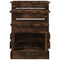 vidaXL Coffee Tables 3 pcs Smoked Oak Engineered Wood