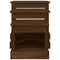 vidaXL Coffee Tables 3 pcs Brown Oak Engineered Wood