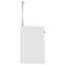 vidaXL Dressing Table with Mirror White 90x50x132.5 cm Engineered Wood