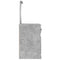 vidaXL Dressing Table with Mirror Concrete Grey 90x50x132.5 cm Engineered Wood