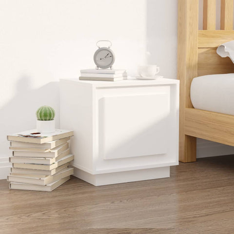 vidaXL Bedside Cabinets 2 pcs White 44x35x45 cm Engineered Wood