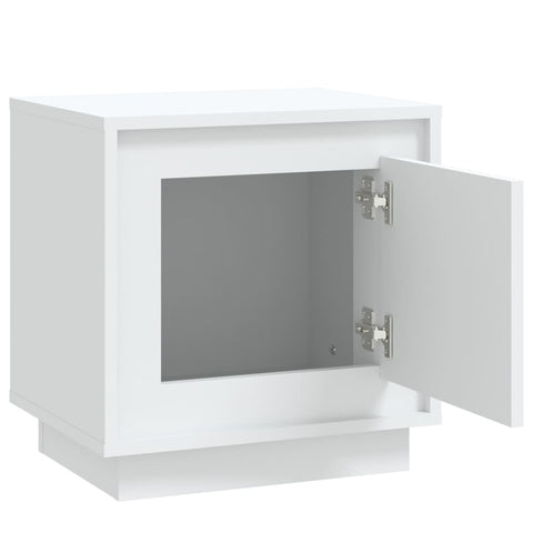 vidaXL Bedside Cabinets 2 pcs White 44x35x45 cm Engineered Wood