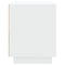 vidaXL Bedside Cabinets 2 pcs White 44x35x45 cm Engineered Wood