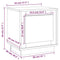 vidaXL Bedside Cabinets 2 pcs White 44x35x45 cm Engineered Wood