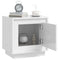 vidaXL Bedside Cabinets 2pcs HighGlossWhite 44x35x45cm EngineeredWood