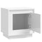 vidaXL Bedside Cabinets 2pcs HighGlossWhite 44x35x45cm EngineeredWood