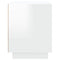 vidaXL Bedside Cabinets 2pcs HighGlossWhite 44x35x45cm EngineeredWood