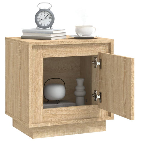 vidaXL Bedside Cabinets 2 pcs Sonoma Oak 44x35x45 cm Engineered Wood